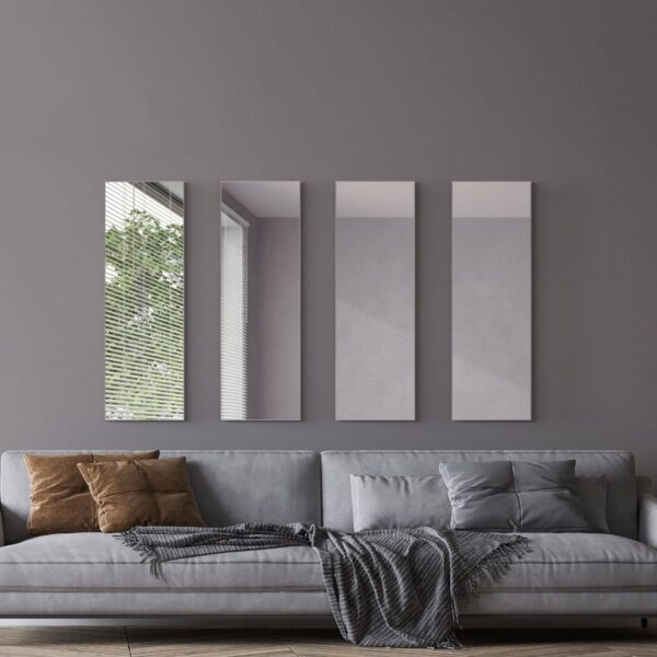 4 Panel Mirror - 120x40cm - Clovelly View1