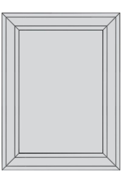 Frameless Modern Mirror - 144x115.5cm - Silverton View2