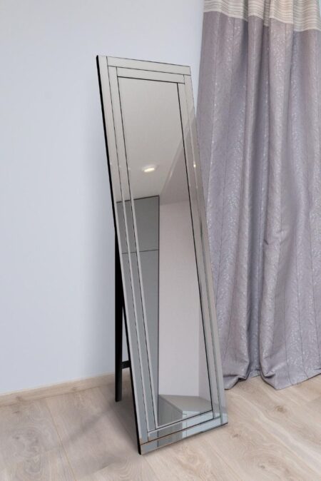 This herringbone free standing mirror is available to purchase here at The Mirror Man
