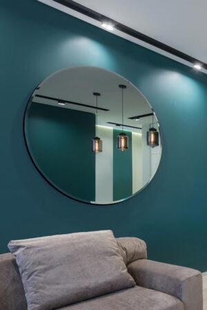 This 120cm round mirror is available to purchase here at The Mirror Man
