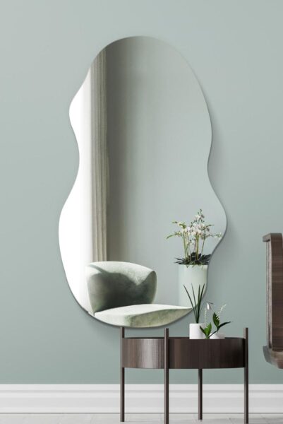 Wavy Wall Mirror - 120x54cm - Flowford View1