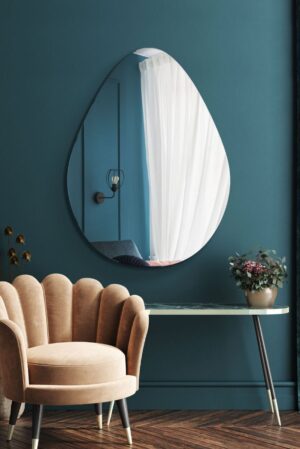 This minimalist mirror is available to purchase here at The Mirror Man