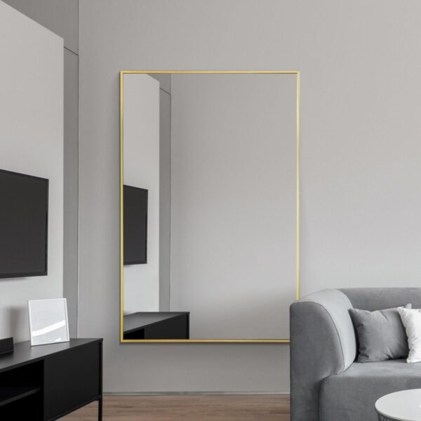 Modern Metal Mirror - 120x80cm - Arlington View9