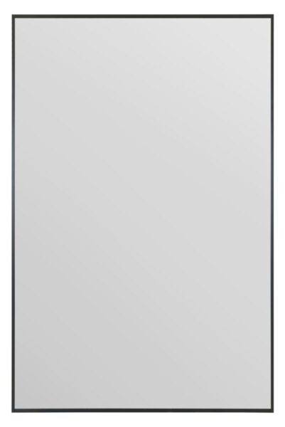 Black Metal Wall Mirror - 120x80cm - Arlington View2