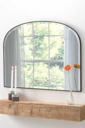 This modern overmantle mirror is available to purchase here at The Mirror Man
